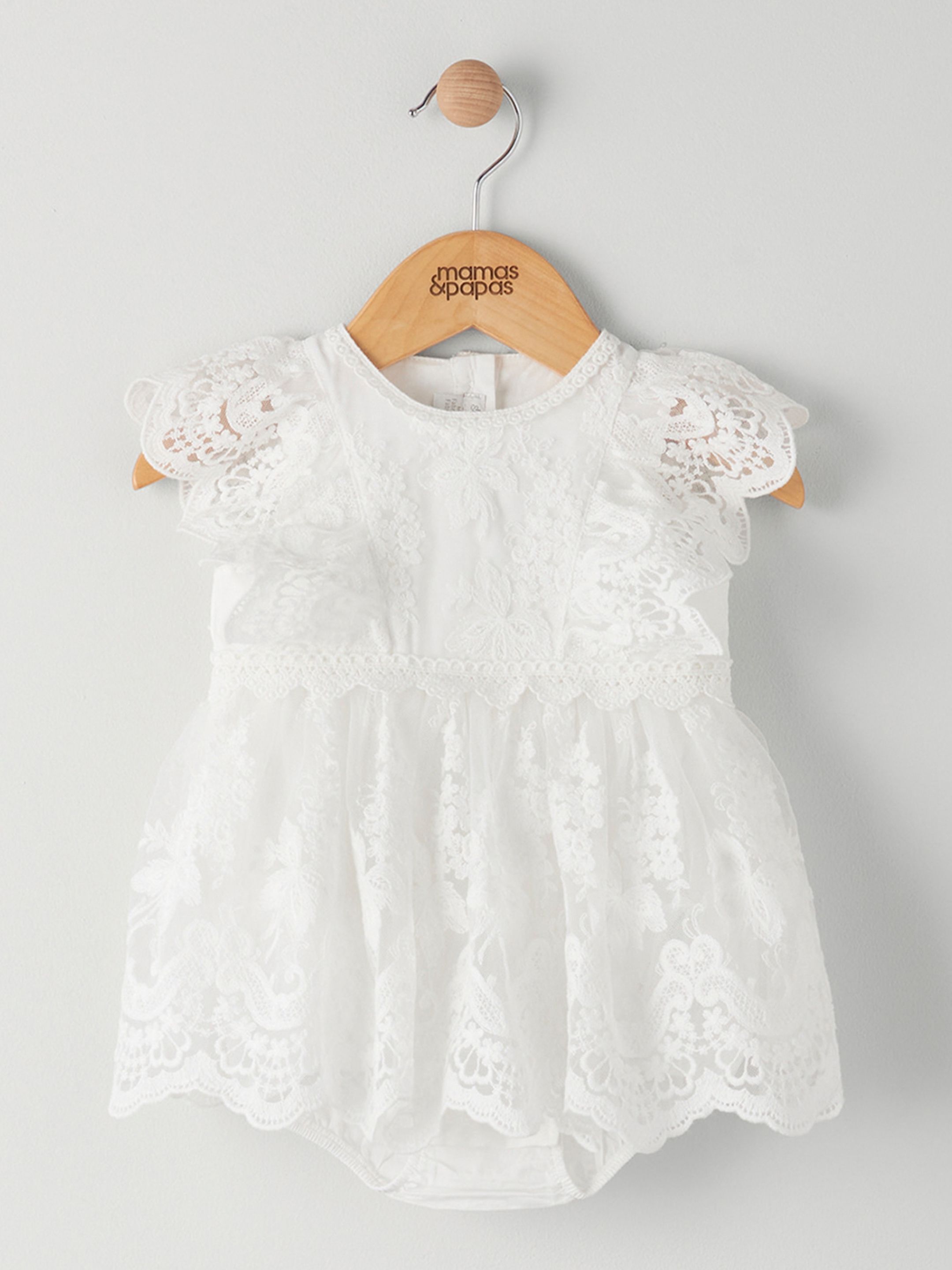 Lace Frill Romper Baby Gift Set with Muslin Blanket, Headband & Lamb Chime image number 3